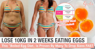 Basically, to lose weight in any form the simplest thing to do is create a caloric deficit, which means burns more calories than you consume. fitness experts tend to say that it takes eight weeks. The Fastest Way To Drop 10kg This Boiled Egg Diet Might Be Your Weight Salvation Girlstyle Singapore