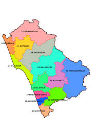 This state consists of 14 districts among them palakkad is the largest city and alappuzha is the smallest city. File Kozhikode District Kerala Elections 2016 Maps Svg Wikimedia Commons