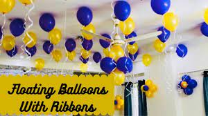 Maybe you would like to learn more about one of these? Balloon Ribbons How To Tie Curly Ribbon To Balloons Easy Steps On Party Decorating Ideas Youtube
