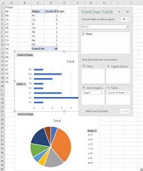 excel pie chart for one column stack overflow