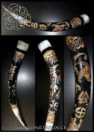 Alehorn Viking Drinking Horn Vessels And Accessories Viking Drinking Horn Drinking Horns Vikings