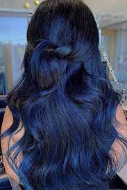 Embrace The Magnetic Beauty Of Blue Black Hair Trend Hair Color For Black Hair Hair Dye Colors Blue Black Hair