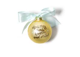 Interior style to transform your home. Wedding Cake Glass Ornament Coton Colors