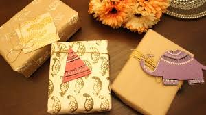 Diy Diwali Gift Wrapping Ideas Wrapping Paper And Name Tags Diy Diwali Gifts Diwali Gifts Gift Wrapping