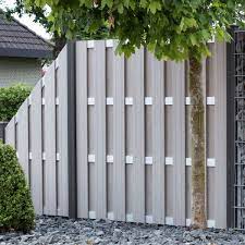 Unser wpc sichtschutz mehr nur als ein zaun sichtschutz garten. Wpc Sichtschutz Solid Alu Hellgrau