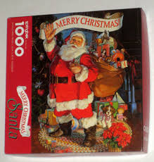 Springbok 1000 piece jigsaw puzzle christmas wishes, multi. Sold Merry Christmas Santa 1000 Piece Jigsaw Puzzle Springbok Xzl6151 Claus Hallmark Complete