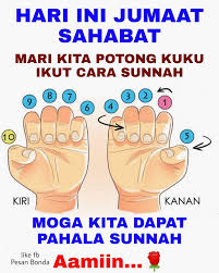 Senin, diperbolehkan potong kuku, akan barokah ilmunya. Facebook