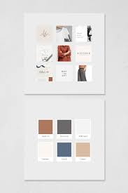 Brand Square Moodboard Color Palette Board Template Brand Color Palette Branding Inspiration Branding Design