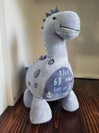 Birth Announcement Stuffed Animals Birth Announcement Stuffed Animal Dinosaur Plush Etsy Dinosaur Plush Dinosaur Stuffed Animal Animals