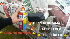 Plastik Aksam Boyama Torpido Tampon Ayna Boyama Youtube