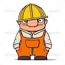 Black Bob The Builder New Cartoon Worker Builder Plumber Vector Ill Cartoon Helmet Drawing Hard Hats
