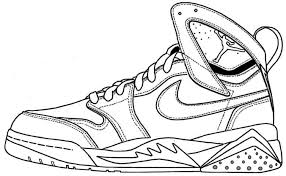 Vans old school skater shoe coloring page. Sneaker Coloring Pages Coloring Home