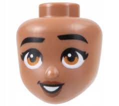 Lego Nová hlava hlavice Medium Brown Mini Doll Friends Aliya 101262 za 15  Kč