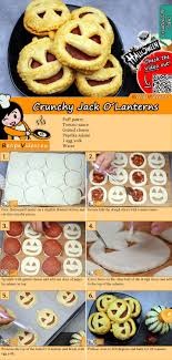 Crunchy Jack O Lanterns Recipe With Video Simple Recipe Recipe Halloween Baking Recipes Halloween Food For Party Lantern Recipe