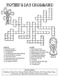A Fun And Easy Addition To Any Mother S Day Activity Package For Students This Crossword Puzzle Mother S Day Activities Fathers Day Presents Kids Photo Booth