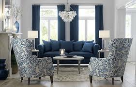 The Latest Fall Color Trend Blue Hues Of Indigo And Navy Blue Sofas Living Room Blue Living Room Decor Blue Sofa Living