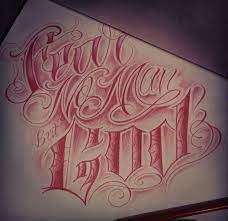 Kenyon martin back tattoo tattoomagz tattoo designs. Fear No Man But God Tattoo Stencil Outline Tattoo Lettering Tattoo Lettering Fonts