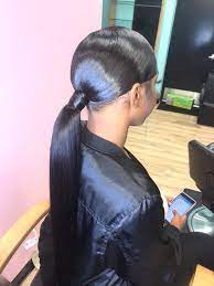 Pin By Keke On Hair Hair Ponytail Styles Weave Ponytail Hairstyles Ponytail Hairstyles