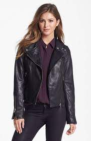 Mackage Crop Leather Moto Jacket Nordstrom Leather Jacket Style Leather Jackets Women Leather Moto Jacket