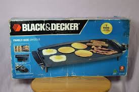 Black And Decker Electric Griddle Replacement Parts Black Decker Family Size Griddle Gd1810b With Removable Temperature Probe Blackdecker Black Decker Decker Black