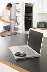 Before you begin painting laminate countertop. How To Paint Laminate Countertops With Melamine Paint Ehow Laminate Countertops Painting Laminate Countertops Countertops