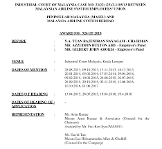 Top management of the office of the chief registrar of the federal court of malaysia. Industrial Court Of Malaysia Case No 23 22 23 Chegg Com