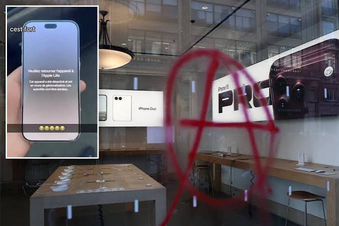 French Apple store looters get unpleasant surprise on stolen iPhones