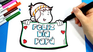 Imagen de la famosa tira cómica de mafalda que le dedica unas palabra a su padre. Como Dibujar Y Colorear Una Tarjeta Para El Dia Del Padre Youtube