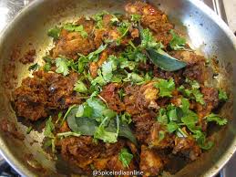 Chicken Chukka Varuval Chicken Sukka Spiceindiaonline