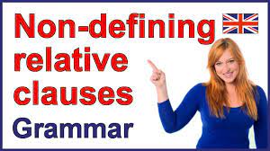 Not only this video explains what a relative clause is, but also demonstrates the relationship between a relative pronoun and a relative clause. Non Defining Relative Clauses