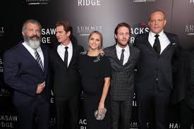 Hacksaw ridge is a world war ii biographical movie directed by mel gibson and written by andrew knight and robert schenkkan, based on the book by booton herndon. Hacksaw Ridge On Twitter Academy Award Winning Director Mel Gibson And Cast At The Hacksawridge La Screening In Theaters Friday Tickets Https T Co E05eu1xo5b Https T Co Qw6yjcuplh