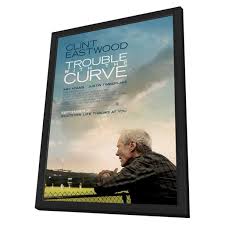 High resolution official theatrical movie poster (#1 of 3) for trouble with the curve (2012). Trouble With The Curve 2012 27x40 Framed Movie Poster Walmart Com Walmart Com