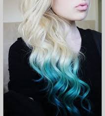 Saturated tones like these ones are especially flattering on deeper skin tones with a cool undertone. Pin By Bimbys Com On Re Pins Turquoise Hair Dip Dye Hair Blue Ombre Hair