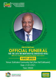 Premier sihle zikalala announces official funeral for late kzn mec bheki ntuli and former ukhozi fm station manager welcome bhodlozanzimande. Frxdm9iunkcswm