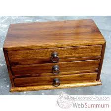 Coffret Bois 3 Tiroirs Avec Poignee Anneau En Fer Meuble D Indonesie 53200 Equipement parfait pour les bateaux de pêche ou pour organiser le cockpit, la trappe à tiroirs osculati est étanche et permet de stocker de petits accessoires. coffret bois 3 tiroirs avec poignee