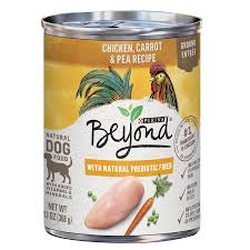 Peas are packed with vitamin b, thiamin, and potassium, so they can help with bone health, and energy levels. Beyond Grain Free Chicken Carrot Pea Wet Dog Food Purina