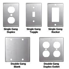 5 Pack Stainless Steel Wall Plates Light Switch Covers Blanks Toggle Rocker Duplex Walmart Com Light Switch Covers Steel Wall Plates On Wall