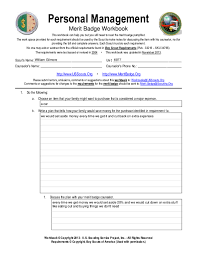 Personal management merit badge workshop budget preparation. Pdf Personal Management William Gilmore Academia Edu