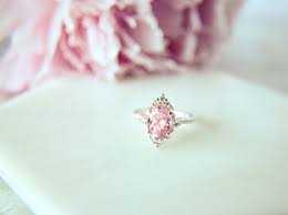 Pretty In Pink Wedding Ring White Gold Morganite Ring Made By Laura Darth Korusuunnittelu Helsinki I Pink Wedding Rings Wedding Accessories Jewelry Pink Ring