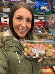 Pine berries from my local produce stand. Tastes like a strawberry with a  hint of pineapple. Google it.