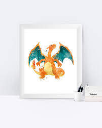 Maybe you would like to learn more about one of these? Pokemon Glurak Kunstdruck Pokemon Poster Pokemon Gehen Etsy
