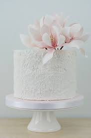 Our Magnolias Celebration Cake By Blossom Tree Cake Co Flower Cake Design Magnolia Cake Fondant Wedding Cakes