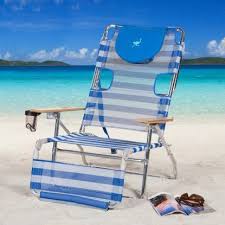 Ostrich 3 N 1 Beach Chair With Free Towel Hayneedle Beach Chairs Beach Chair Umbrella Striped Chair