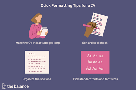 As a simple resume format in word, the template can be easily customized by typing over selected text and. Curriculum Vitae Cv Format Guidelines With Examples