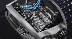 Extraordinary Bugatti Chiron Tourbillon Watch Has A Tiny W16 Engine And A 280000 Price Tag Bugatti Chiron Bugatti Engineering