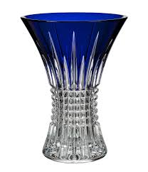 Waterford Lismore Diamond Crystal Vase Dillard S Crystal Vase Cobalt Blue Vase Crystal Figurines