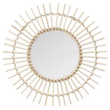 Miroir Rond En Bambou D55 Maisons Du Monde Miroir Rond Bambou Bord De Mer Chic