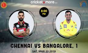 With the pitch providing assistance to spinners, ms dhoni opted to use imran tahir and. Csk Vs Rcb Blockbuster On Cards As Rcb Play Csk In Ipl Opener On Cricketnmore