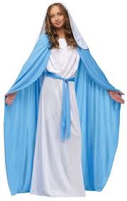 Costumes Blessed Mother Virgin Mary Costume Set Child Medium 8 10 Fw Costume Christmasnativity Vestidos Figurino Figurinos