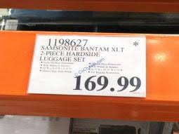 Instructions on how to open samsonite integrated tsa luggage locks. Samsonite Bantam Xlt 2 Piece Hardside Luggage Set Costcochaser